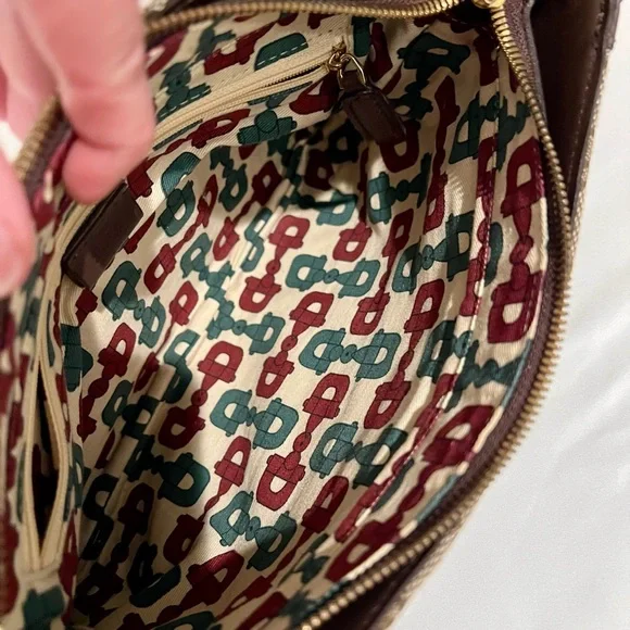 Gucci GG Creole HoBo in canvas and leather trim - Picture 13 of 14